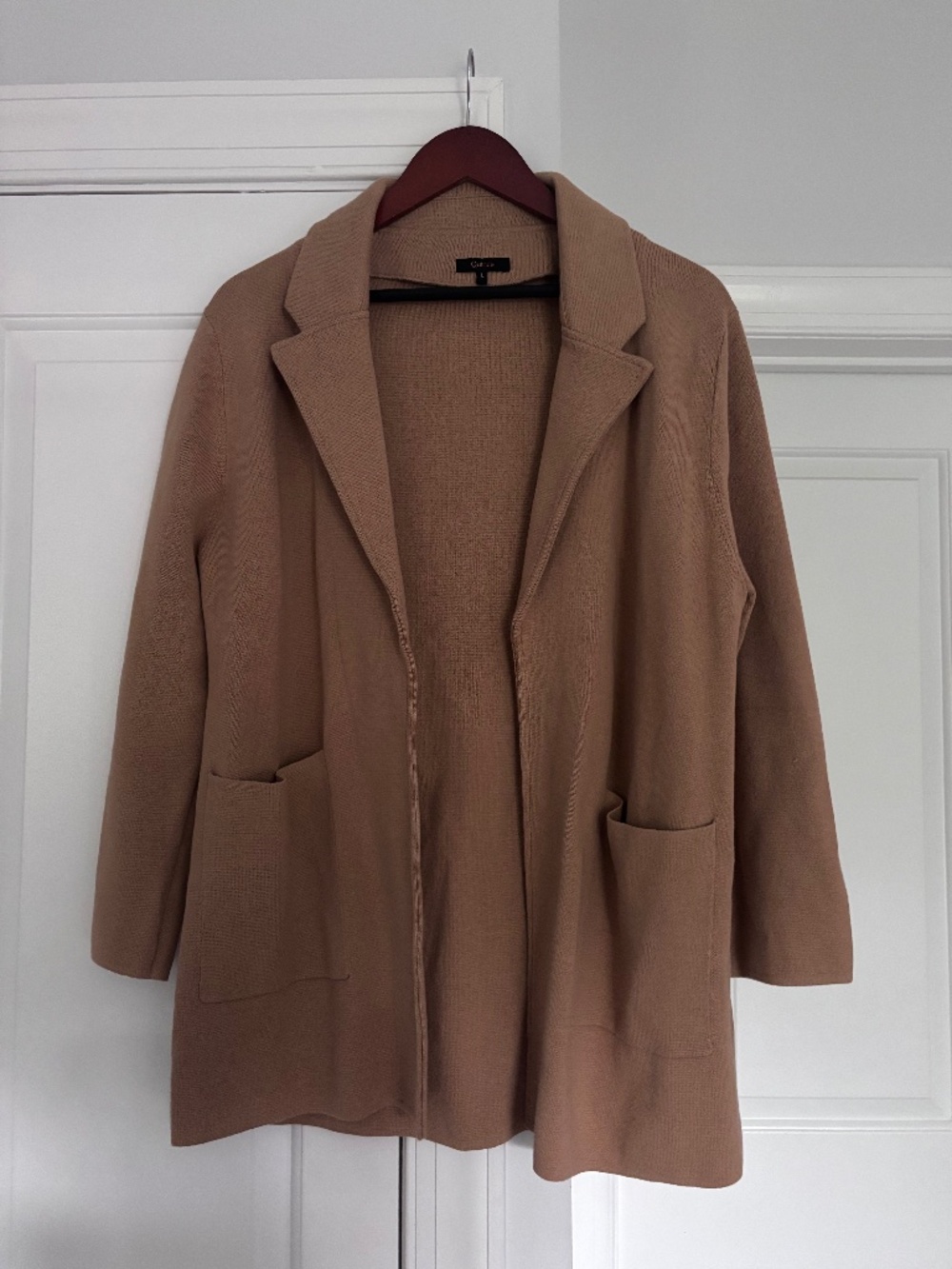 Quince 100% Cotton Camel Brown Cardigan